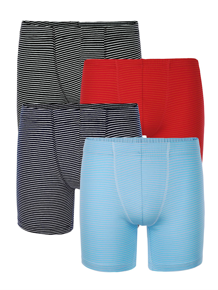 BABISTA Boxershorts per 4 stuks in modieuze kleuren Marine/Lichtblauw/Rood/Zwart online kopen