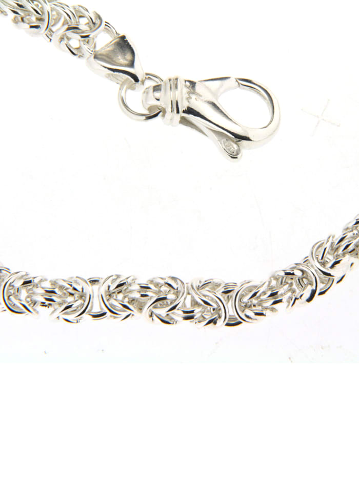 Image of Königskette in Silber 925 Grazielli Weiß