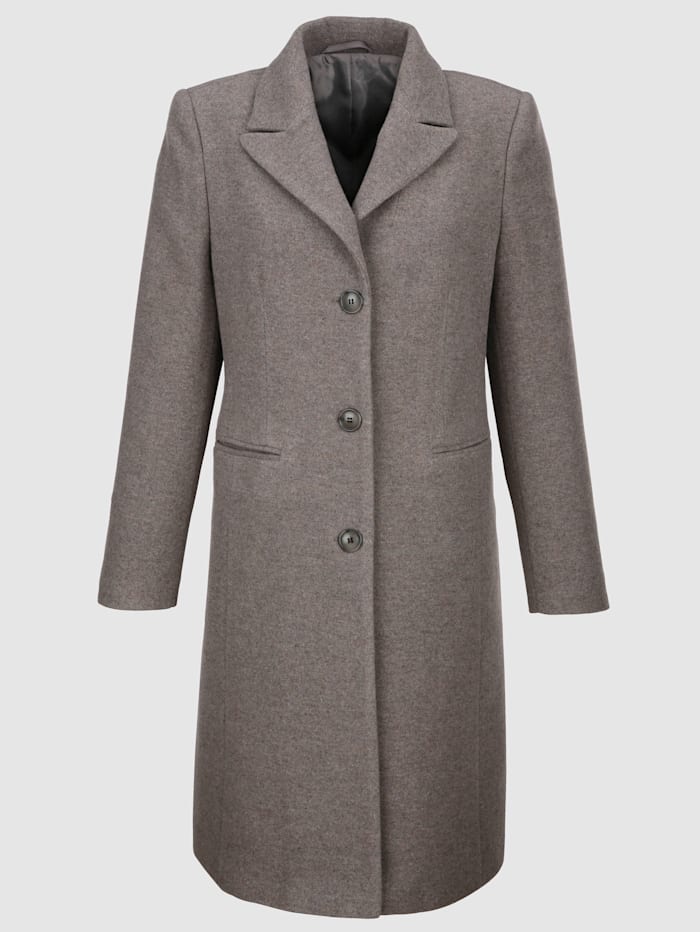 Manteau en laine mélangée Dress In Taupe