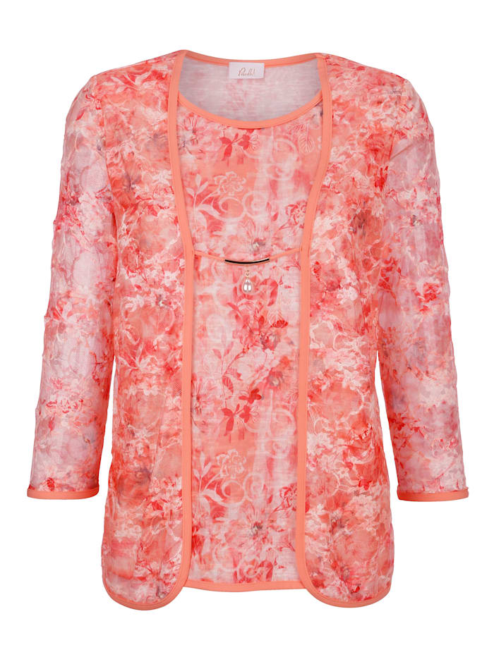 Image of 2-in-1 Shirt Paola Apricot