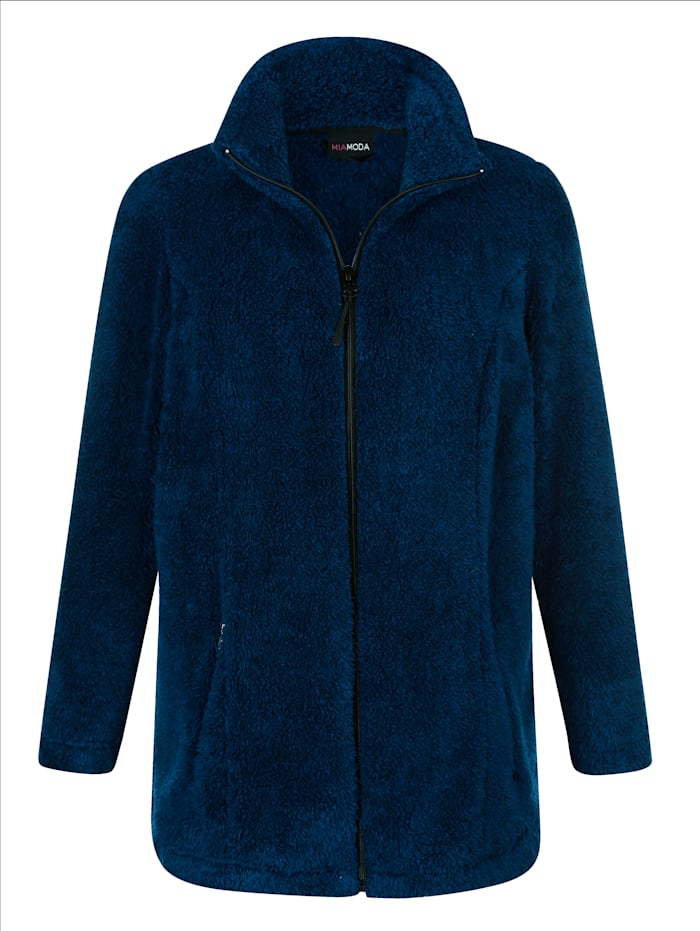 Fleece vest MIAMODA Blauw
