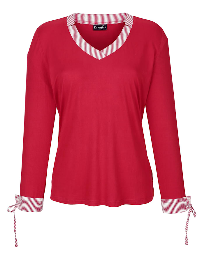 T-shirt 2 en 1 Dress In Rouge