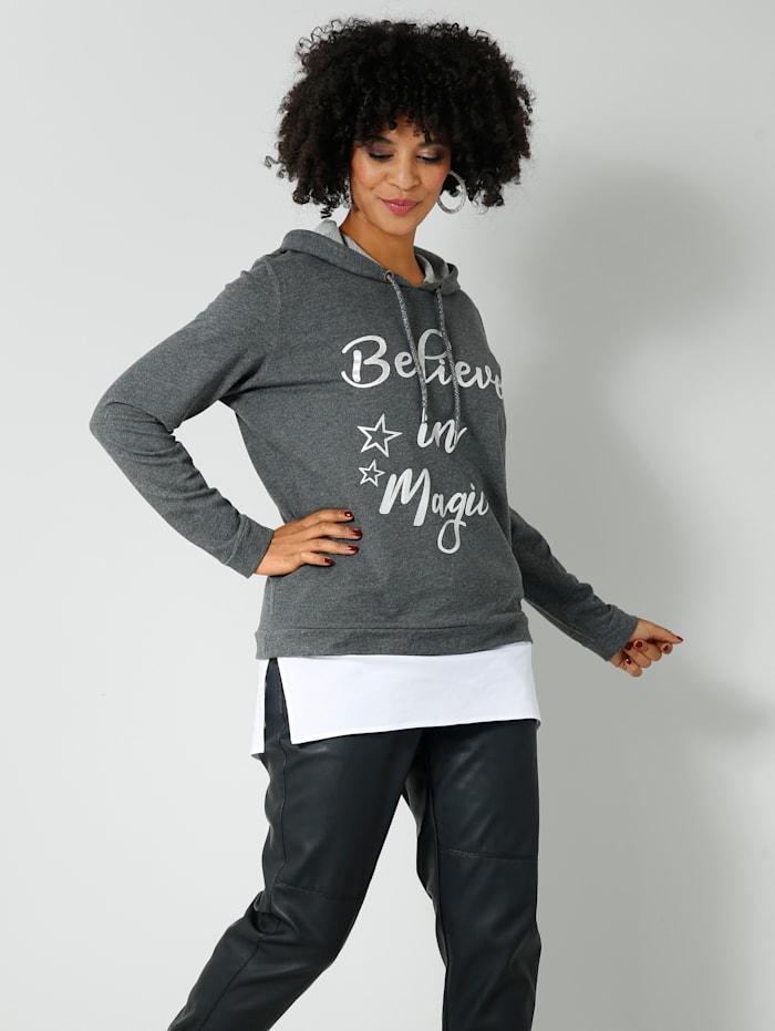 Sweat-shirt Angel of Style Gris