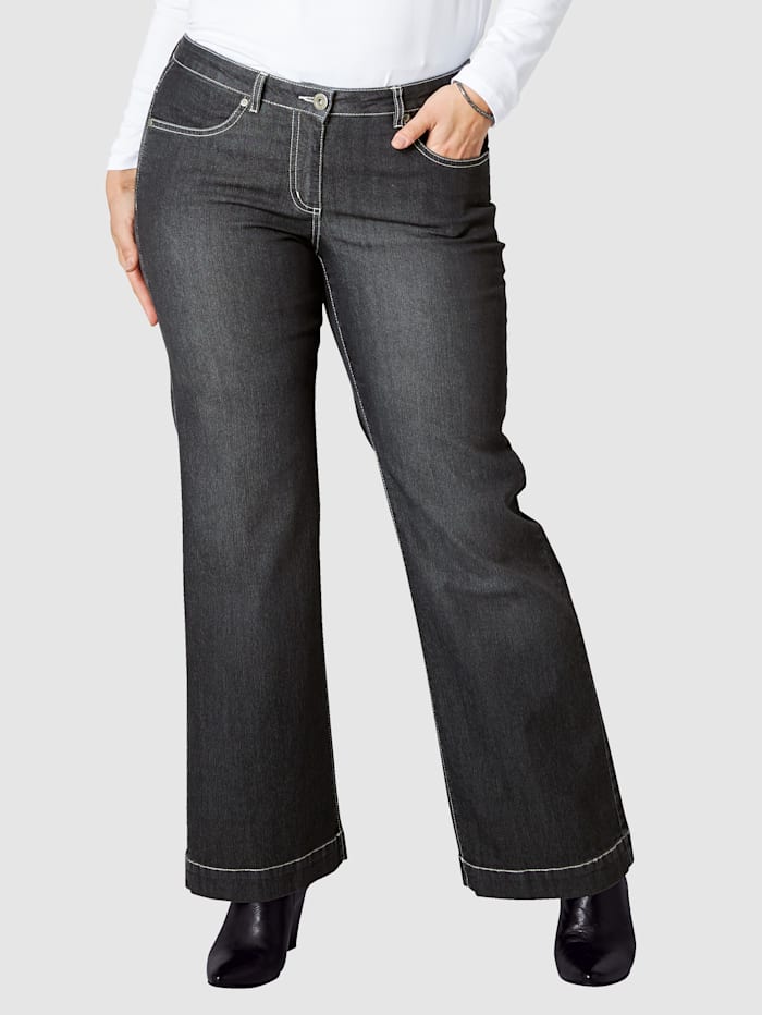Image of Jeans NORA Wide Leg Angel of Style Schwarz