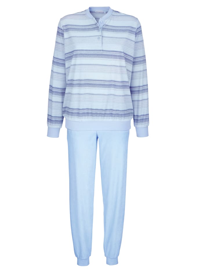 Pyjama MONA Bleu/bleu jean/écru