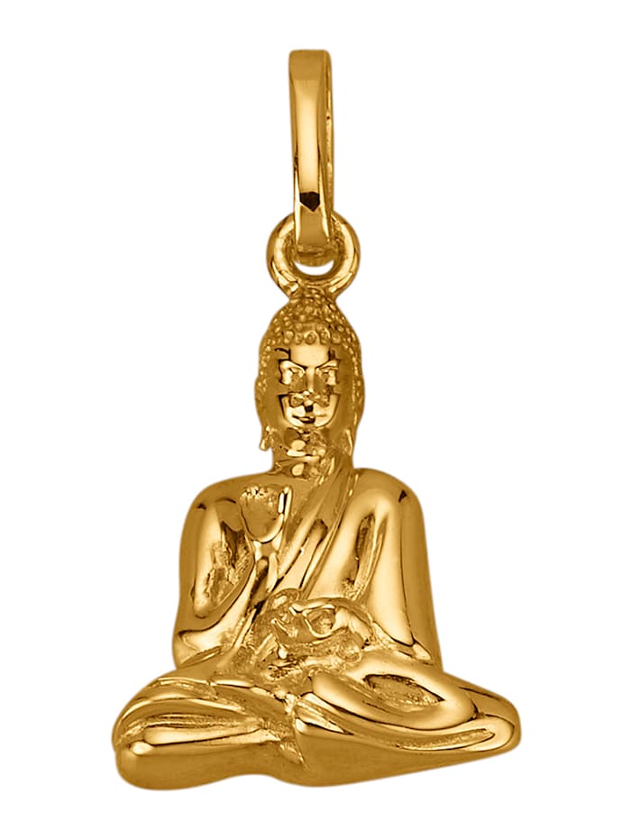 Image of Buddha-Anhänger Amara Gold Gelbgoldfarben