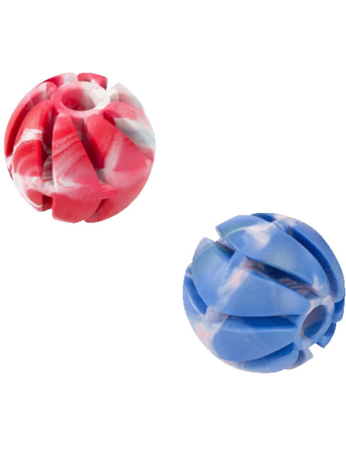 Image of Hundespielzeug 'Spiralball'; Ø 6 cm, 1 Stück HSP Hanseshopping Rot