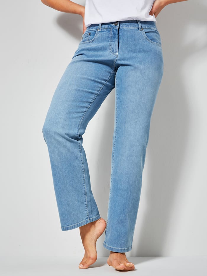 Image of Jeans PAULA Straight Cut Angel of Style Light blue