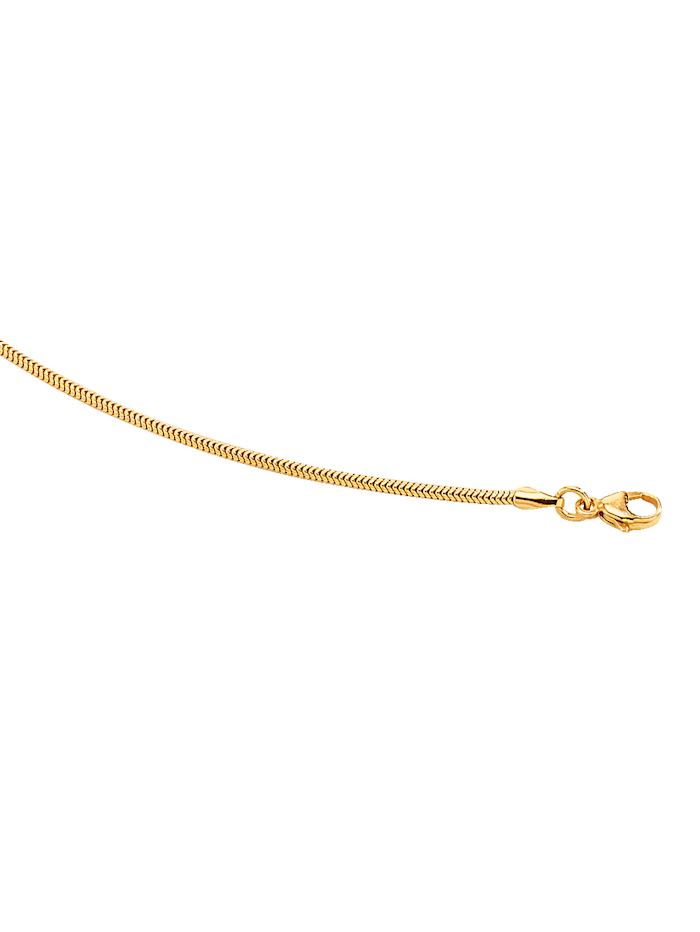 Image of Schlangenkette massiv Amara Gold Gelb