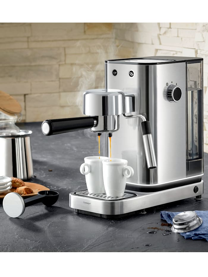 Image of Espresso-Siebträgermaschine 'Lumero' WMF Silberfarben