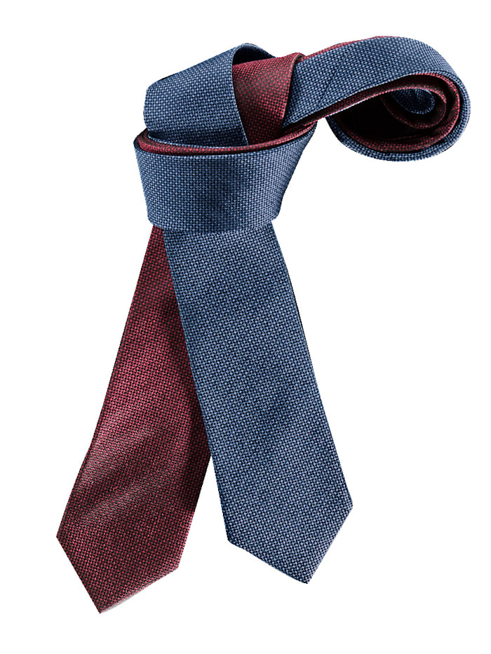 Image of Krawatte aus reiner Seide BABISTA Blau