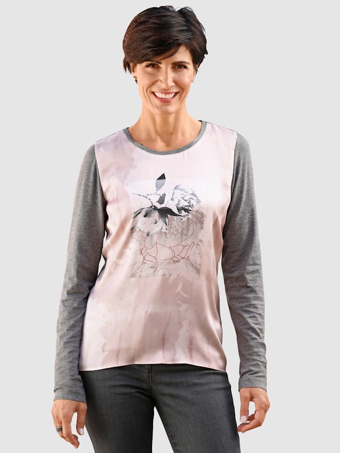 T-shirt SE Stenau Gris::Rose