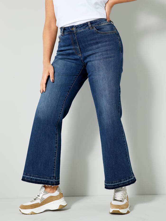 Image of Bootcut-Jeans Angel of Style Blue stone