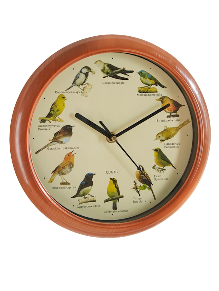 Horloge murale Chants d'oiseaux GD Import Multicolore