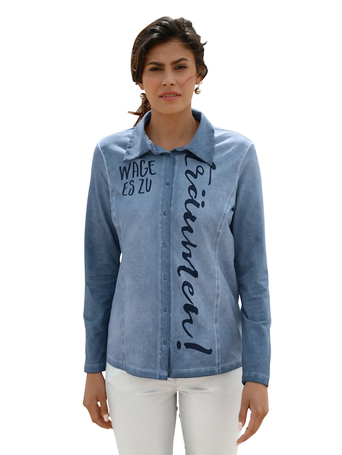 Image of Bluse AMY VERMONT Jeansblau