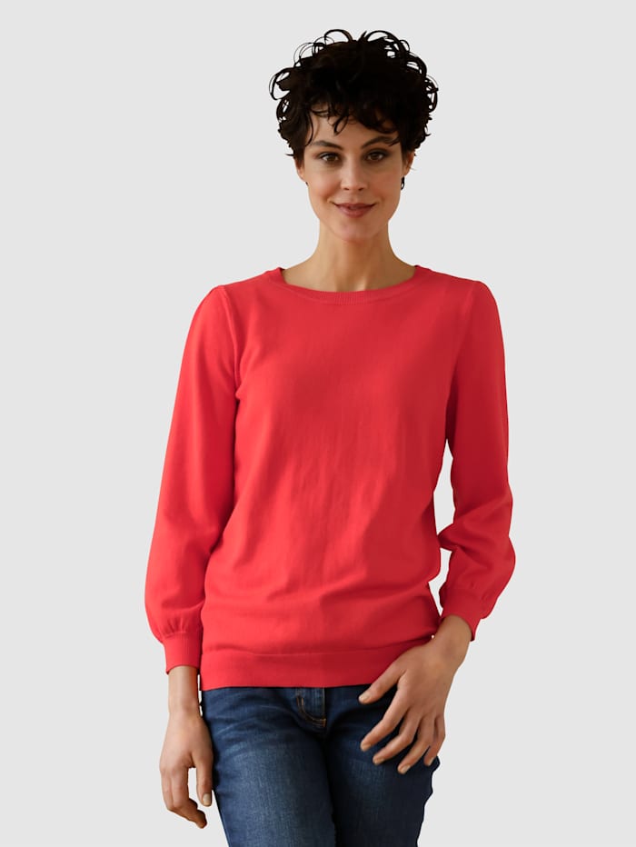 Pull-over Dress In Rouge