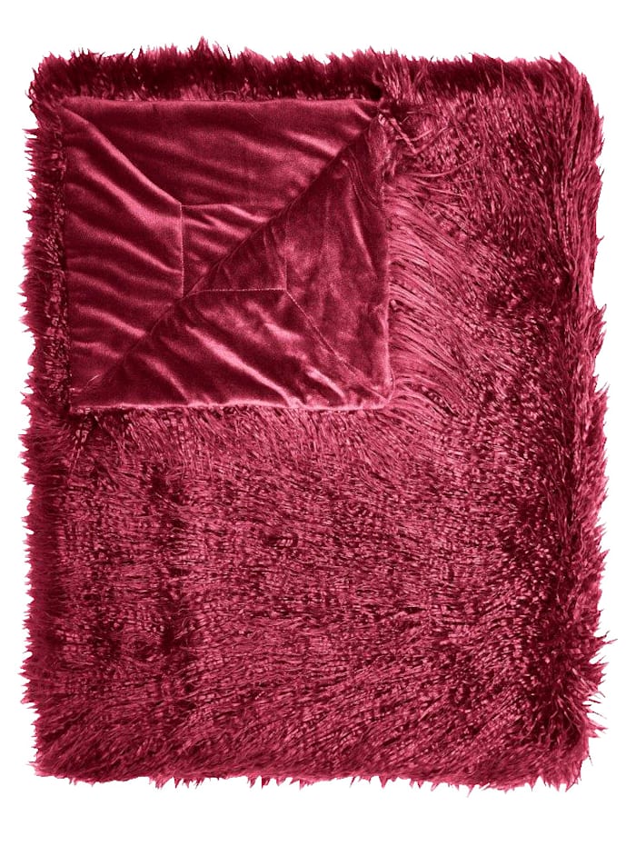 Image of Plaid 'Vita' Essenza Rot