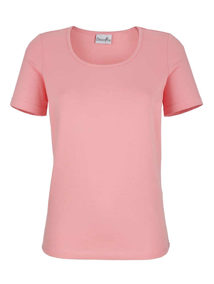 T-shirt Dress In Rose