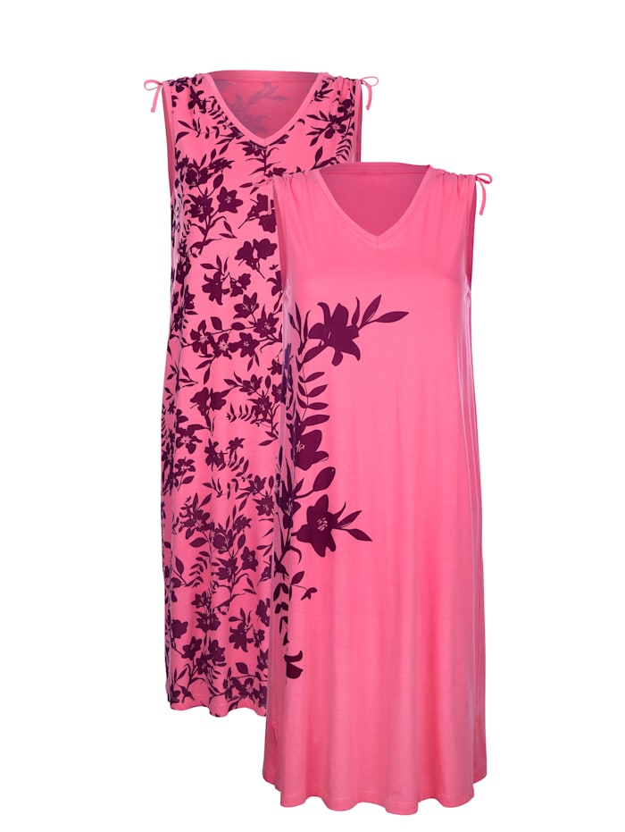 Image of Strandkleider im 2-er Pack Maritim Bordeaux::Pink