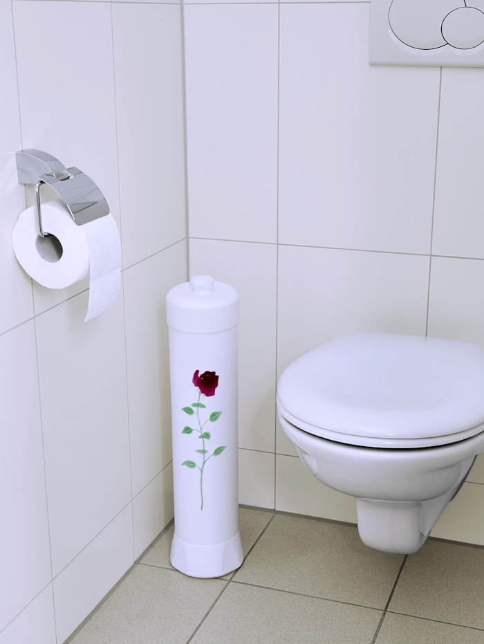 Image of Toilettenpapier-Organizer 'Rose' TRI Weiß