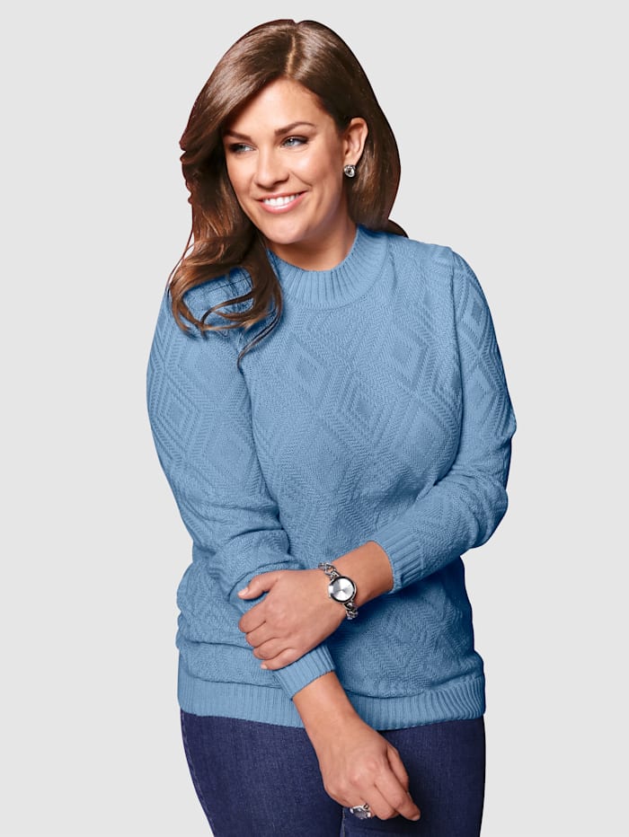 Image of Pullover m. collection Hellblau