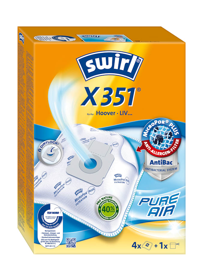 Image of Swirl® Staubsaugerbeutel X 351 Swirl Weiß