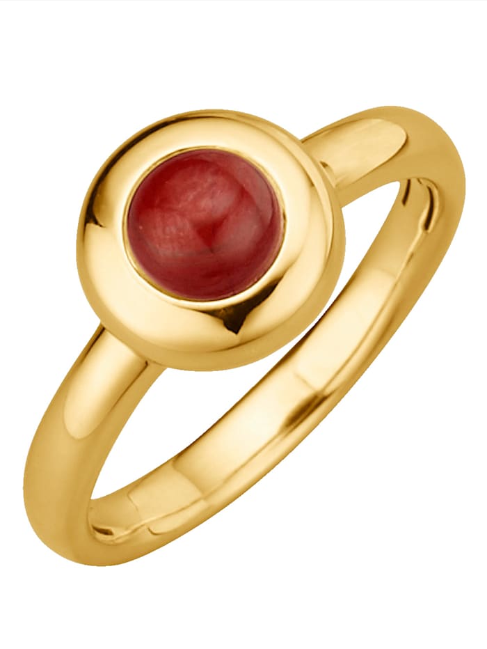 Image of Sternzeichen-Ring Skorpion Amara Highlights Rot