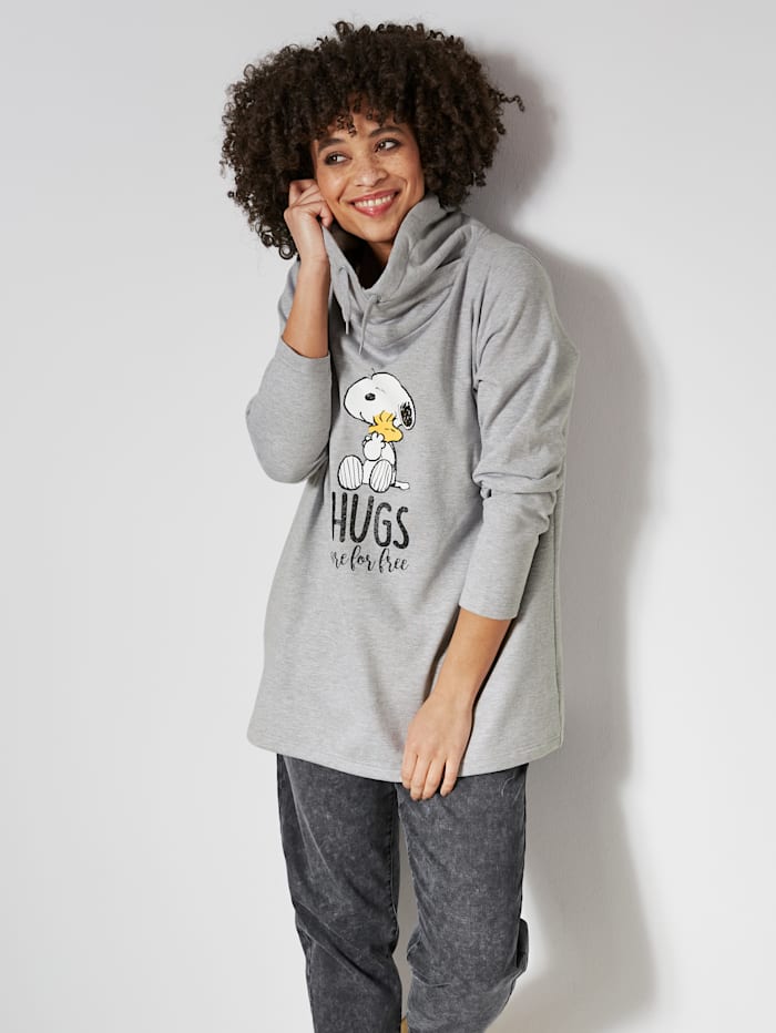 Sweat-shirt Angel of Style Gris clair