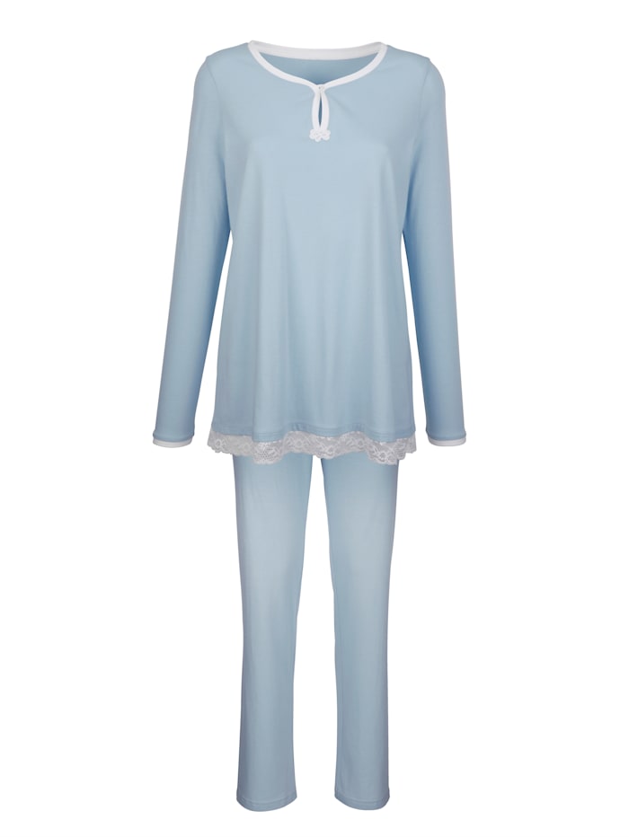 Pyjama Simone Bleu/écru