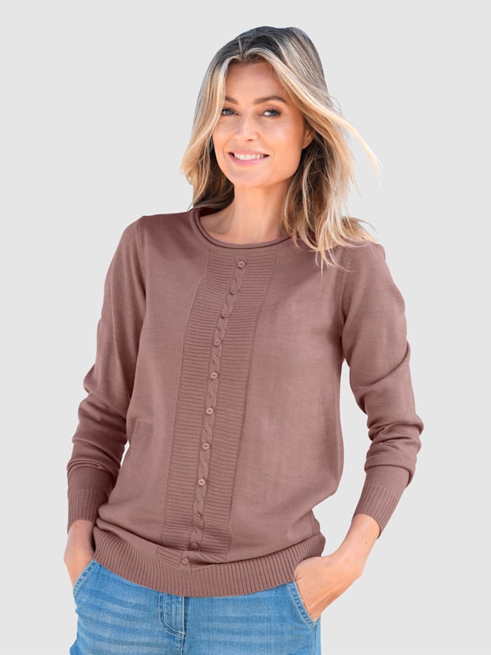 Image of Pullover basically you Mauve