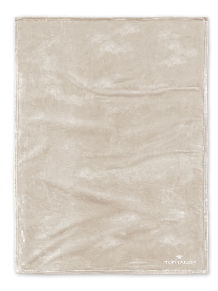Image of Angorina-Fleece Decke Tom Tailor Off-white