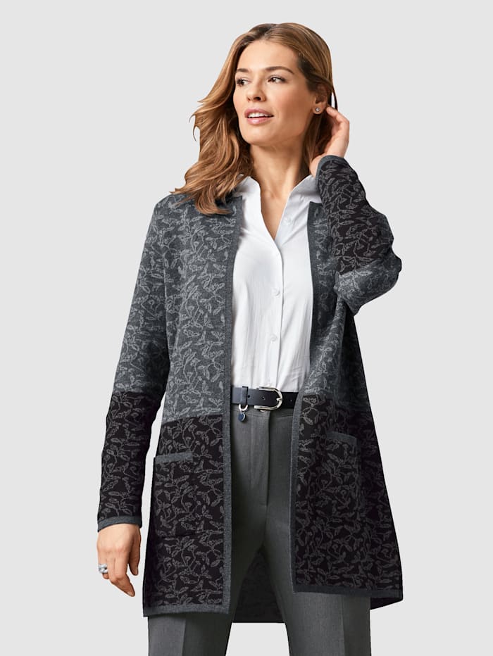 Gilet maille MONA Anthracite::Gris