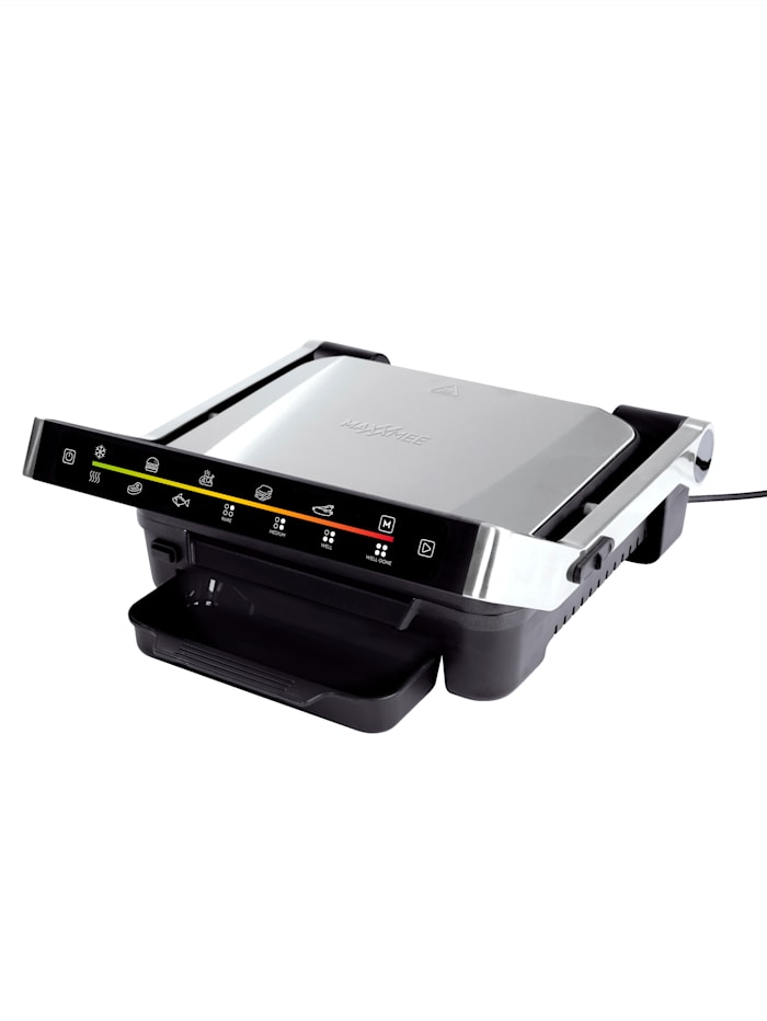 Smart contact grill digital avec 6 programmes, 2000 watts MAXXMEE Gris argenté/noir