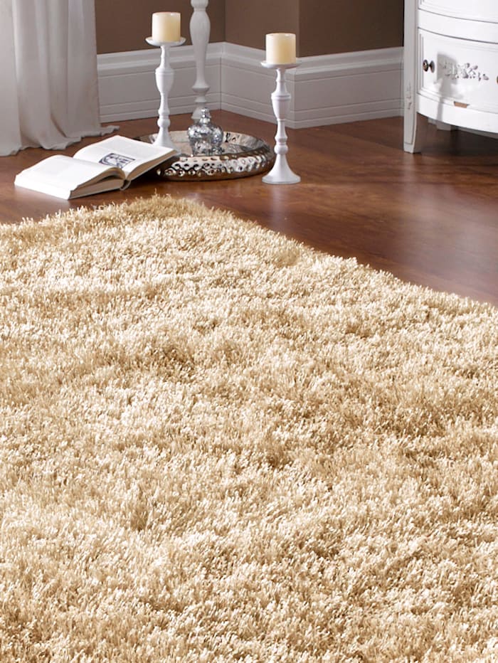 Image of Shaggy Teppich Oliver Peyer-Syntex Beige