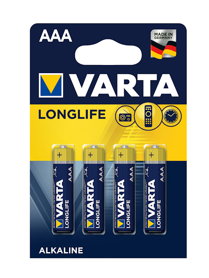Image of Batterien 'Micro AAA LR03' Varta Gelb::Blau