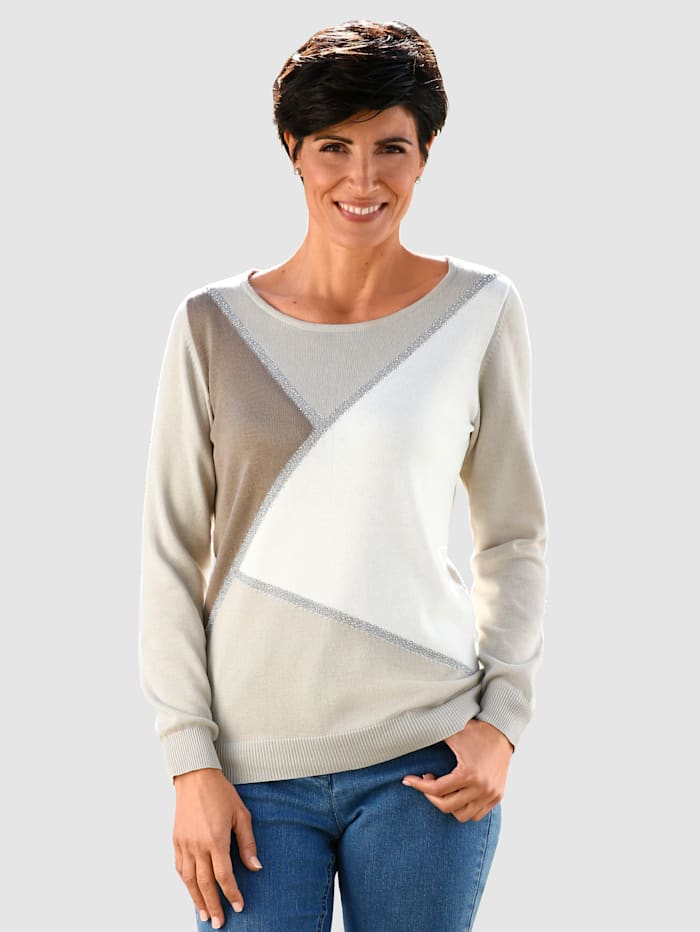 Pull-over Paola Taupe::Écru::Écru