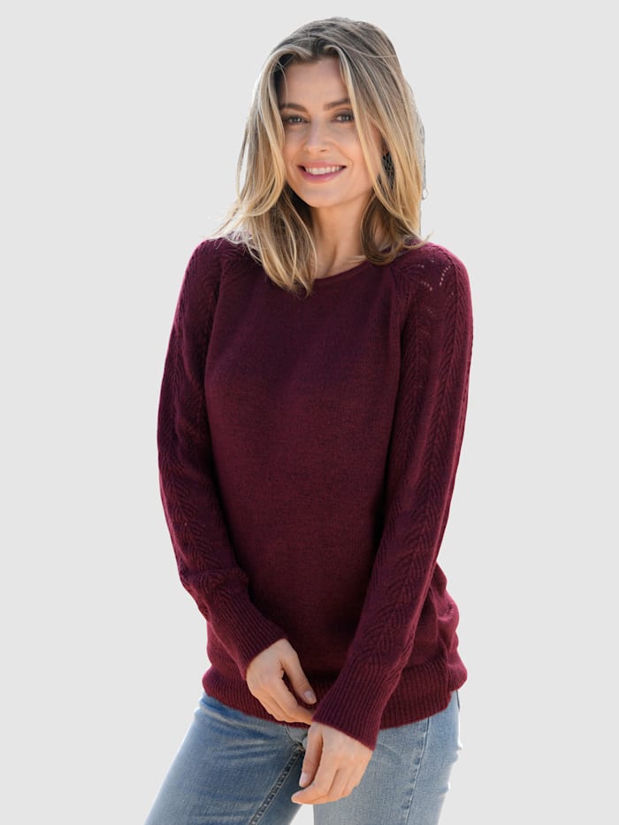 Image of Pullover basically you Brombeere
