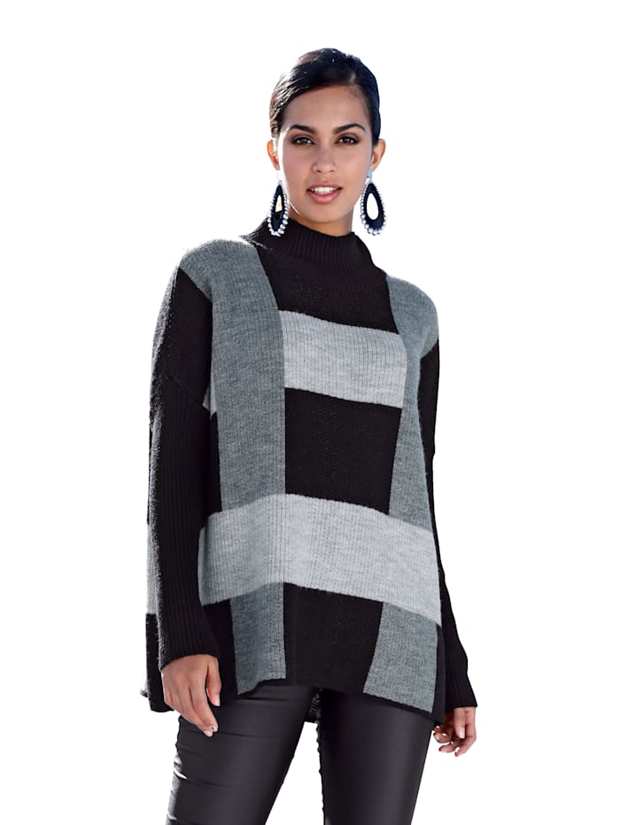 Pull-over AMY VERMONT Noir::Gris