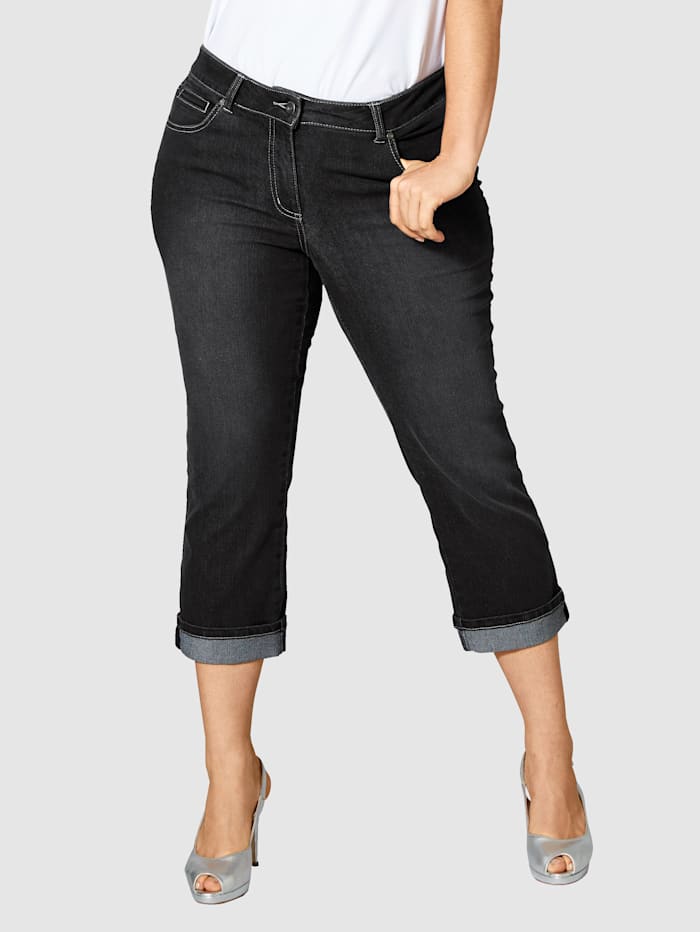 Image of Jeans AMY Straight Cut Angel of Style Schwarz