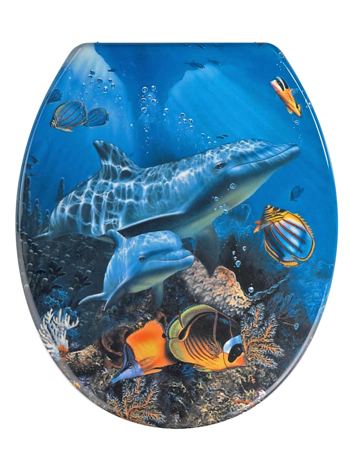 Image of WC-Sitz 'Delphin' Wenko Multicolor