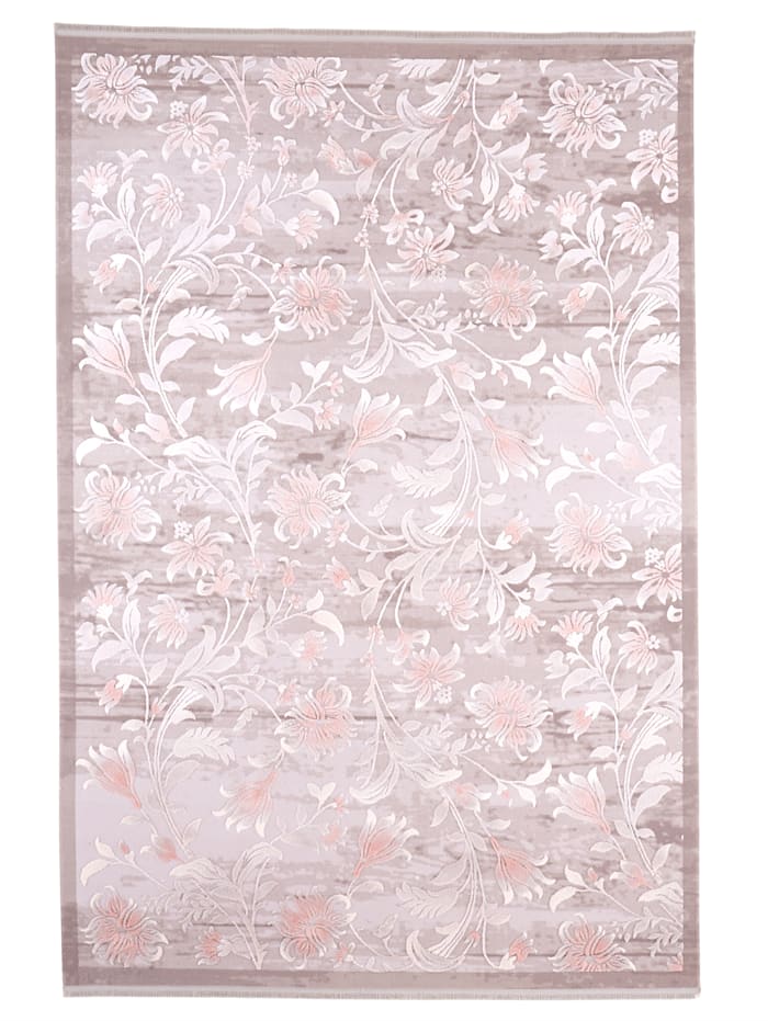 Image of Webteppich 'Vestige' RESITAL Rosé