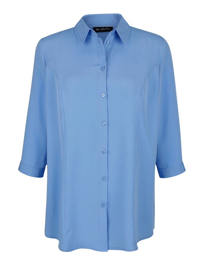 Image of Bluse m. collection Blau