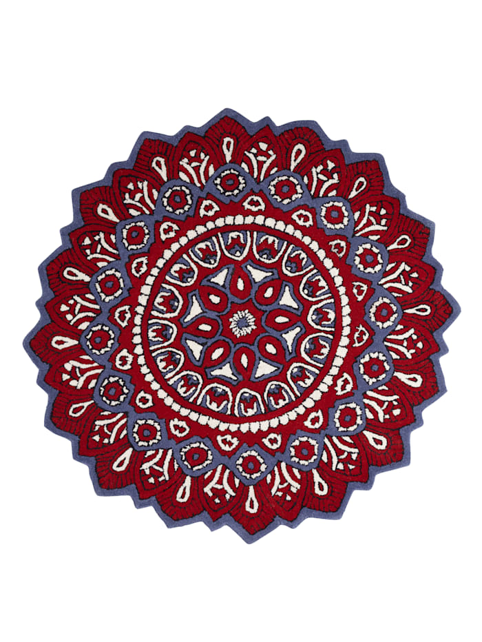 Image of Handtuftteppich 'Kala' Webschatz Rot