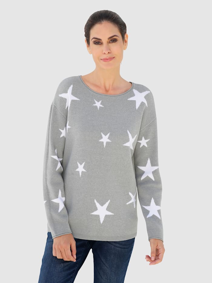 Pull-over Laura Kent Gris clair
