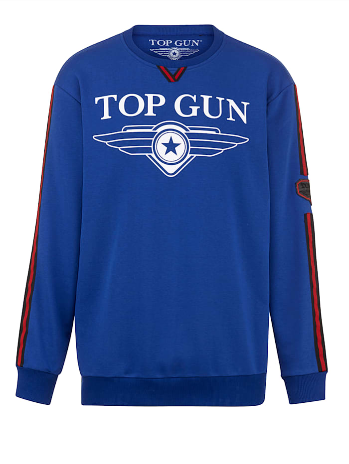 Image of Sweatshirt Top Gun Blau::Rot