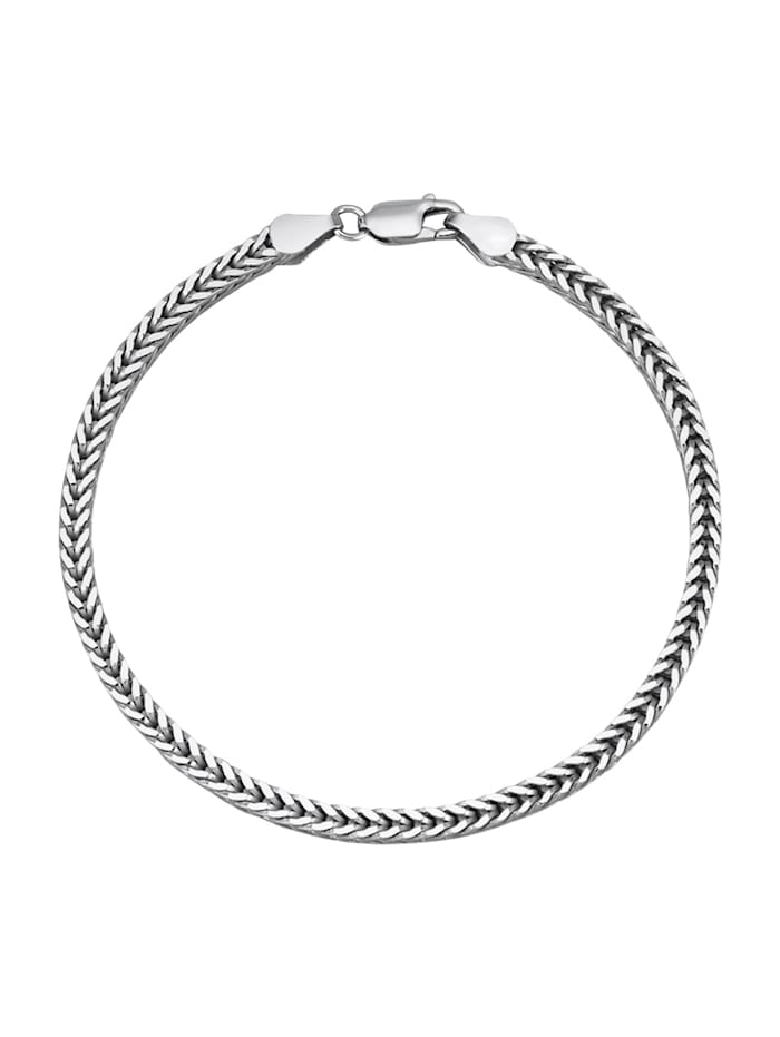WENZ Vossenstaart armband van gerodineerd zilver Zilverkleur online kopen
