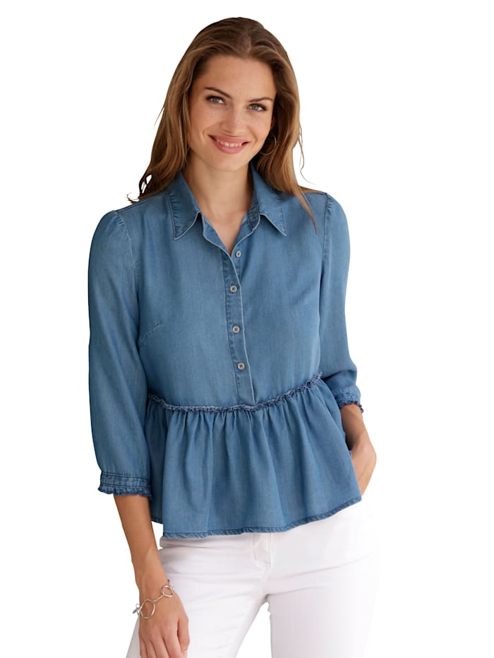 Image of Jeansbluse AMY VERMONT Blau
