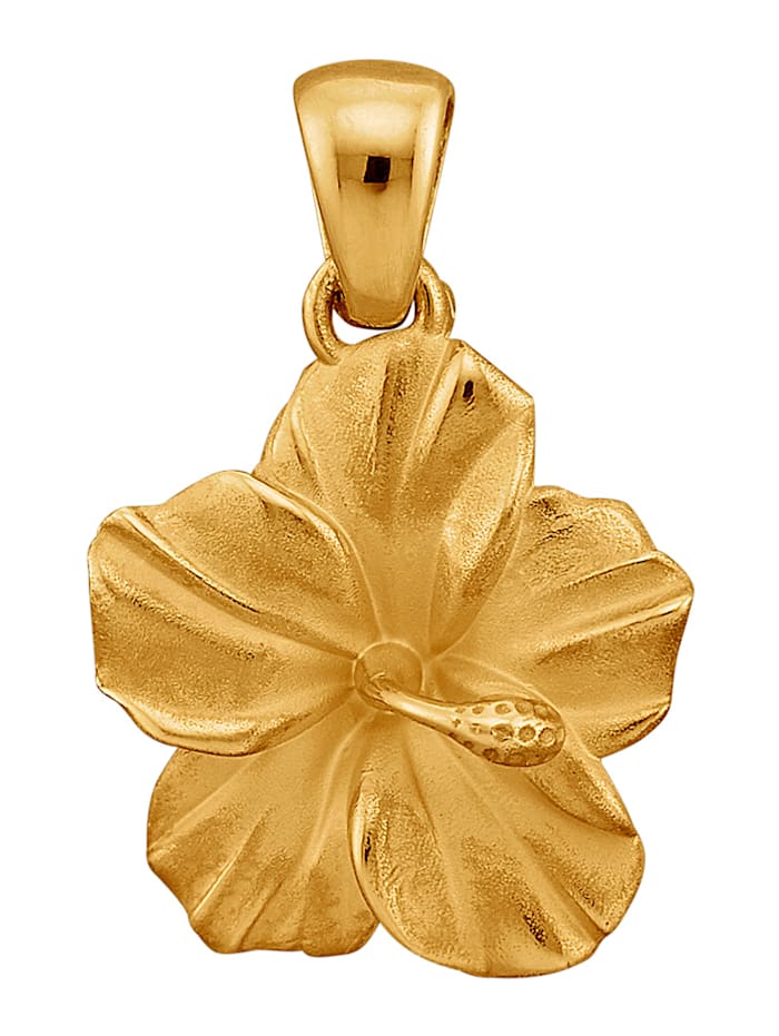 Image of Blüten-Anhänger Amara Gold Gelbgoldfarben
