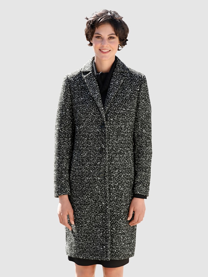 Manteau en laine mélangée Dress In Noir