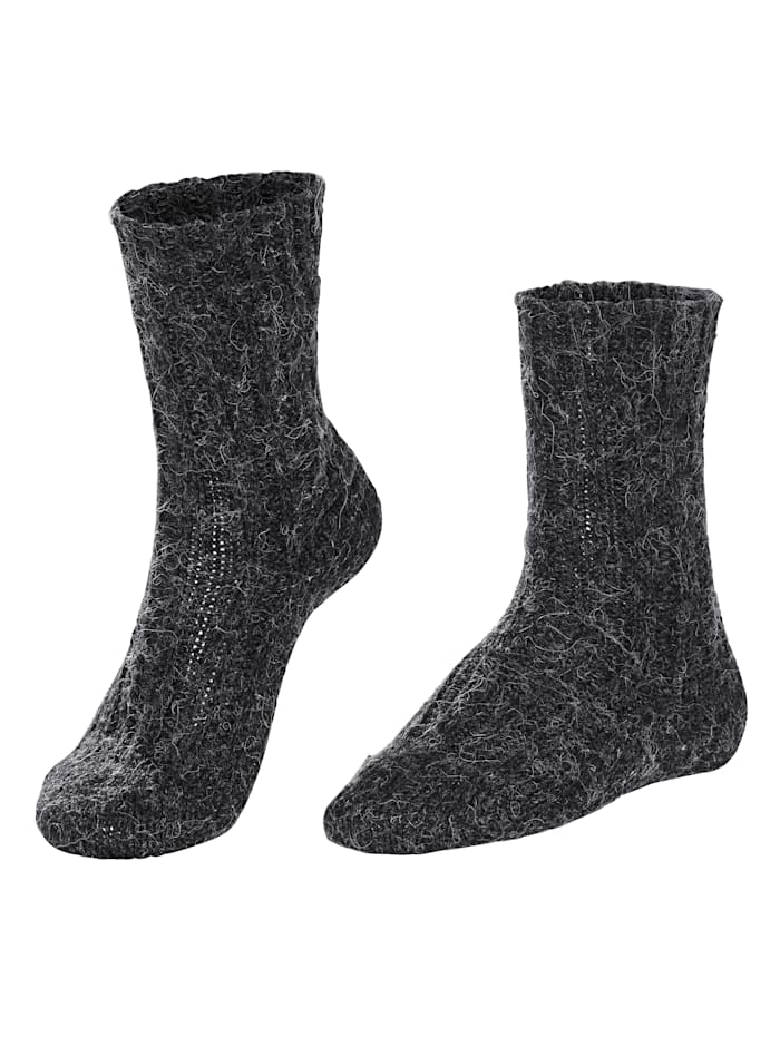 Chaussettes en laine GHZ Noir/gris